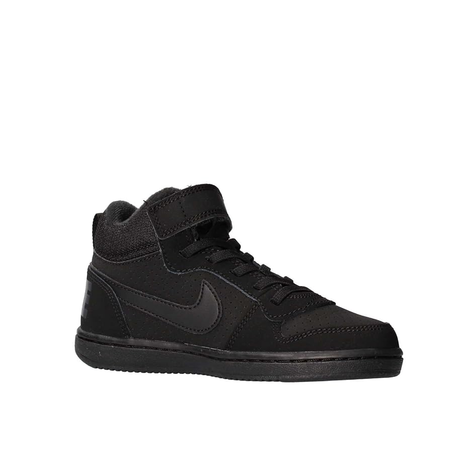 Amazon.com | Nike Toddlers Court Borough Mid (TDV) Black